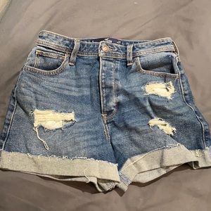 hollister jean shorts
